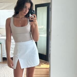 Princess Polly White Mini Skirt